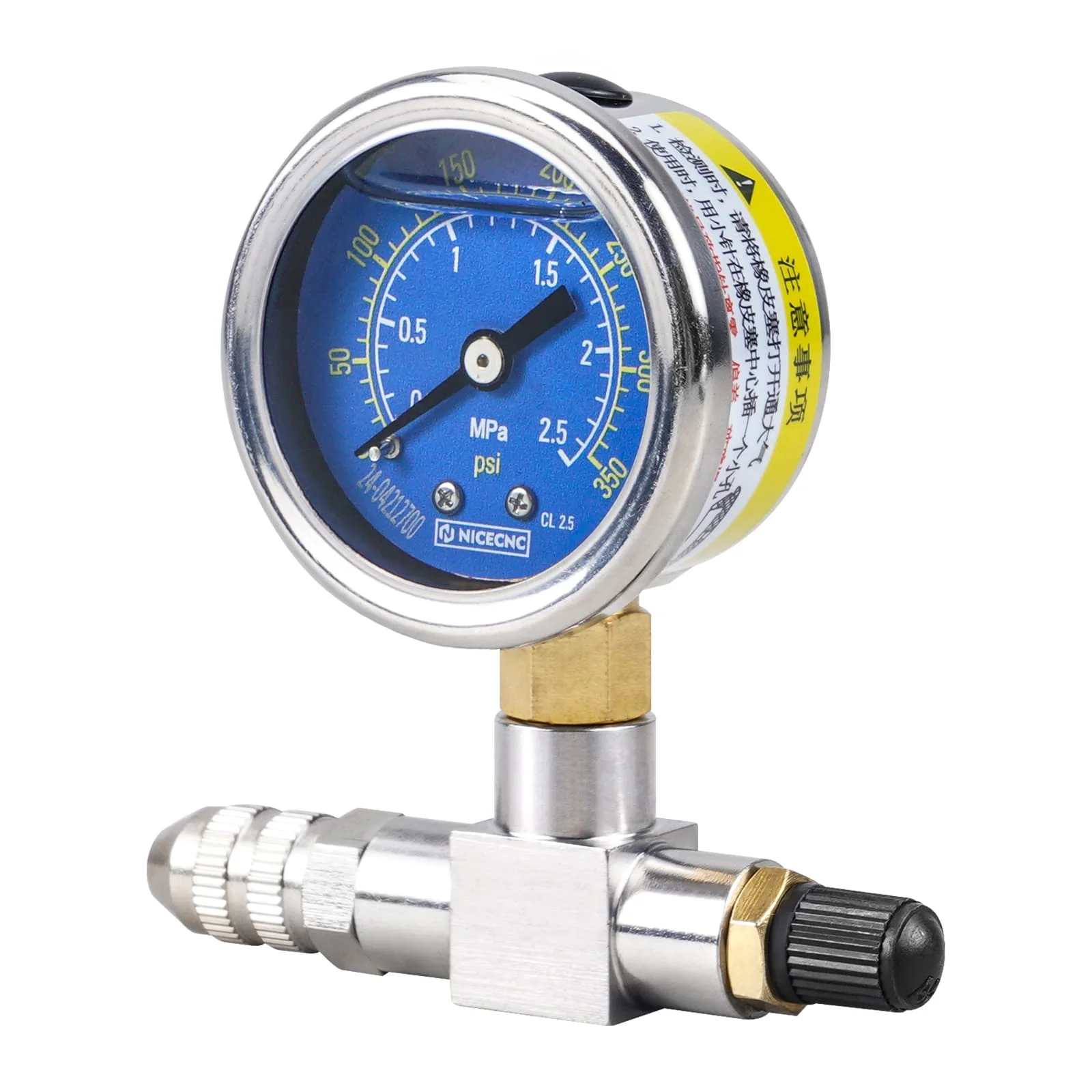 350 PSI Shock Nitrogen Needle Fill Tool For Universal Motorcycles ATV UTV Polaris RZR  Can Am - Image 4
