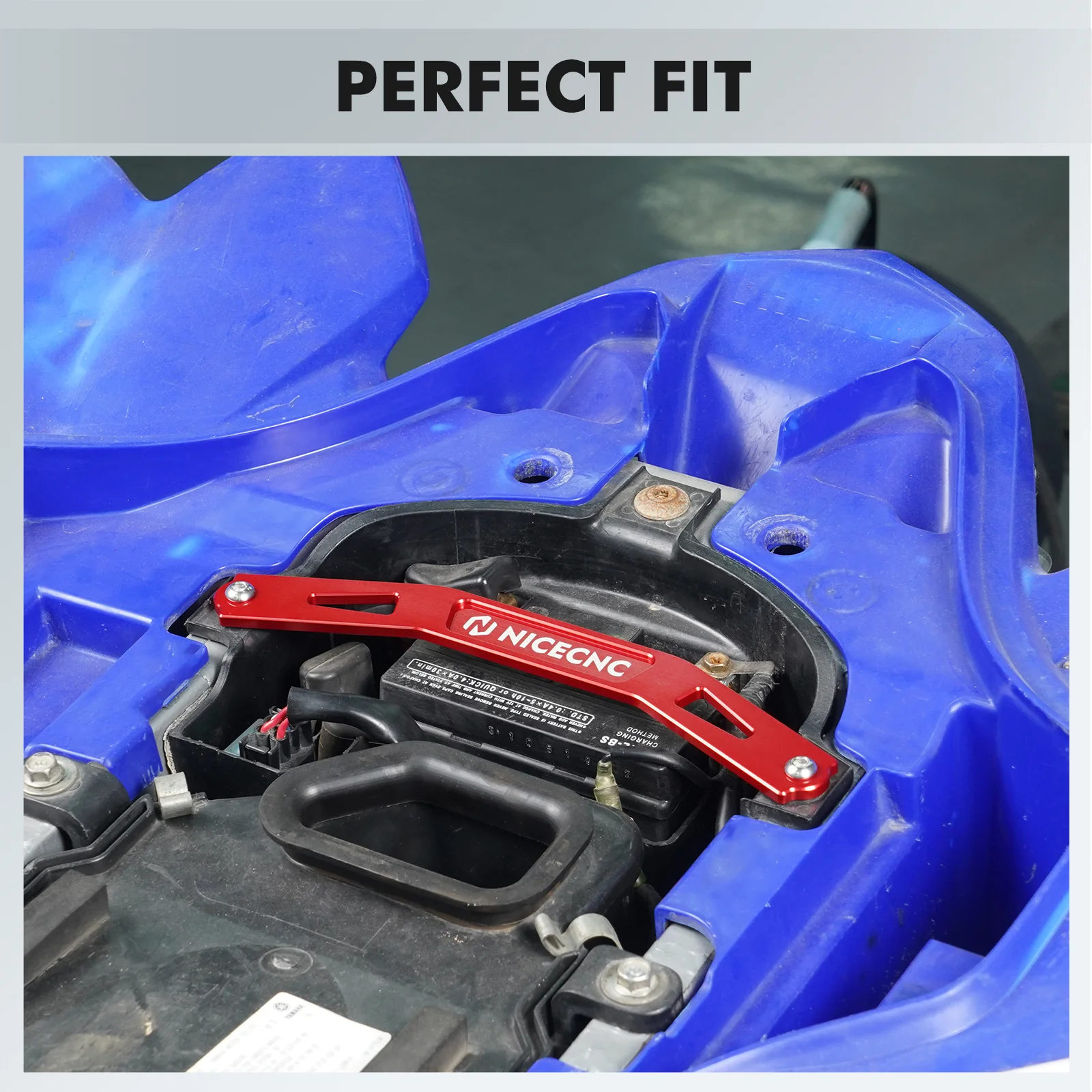 ATV Battery Box Holder Bracket For Yamaha YFZ450R 2009-2024 - Image 3