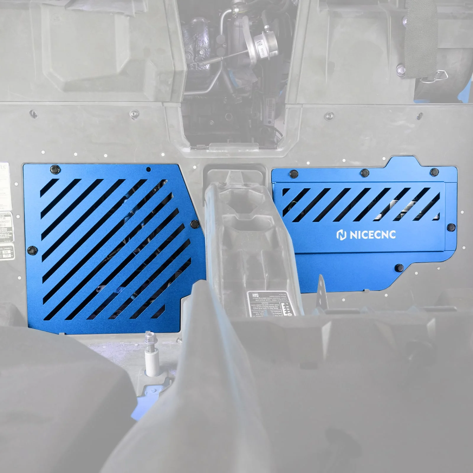 UTV Battery ECU Cover Plate Guard Protector Kit For Can-Am Maverick X3 - Image 3