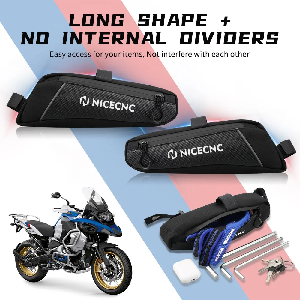 Motorcycle Side Frame Storage Bags For BMW R1200GS LC  R1250GS Adventure - Image 5