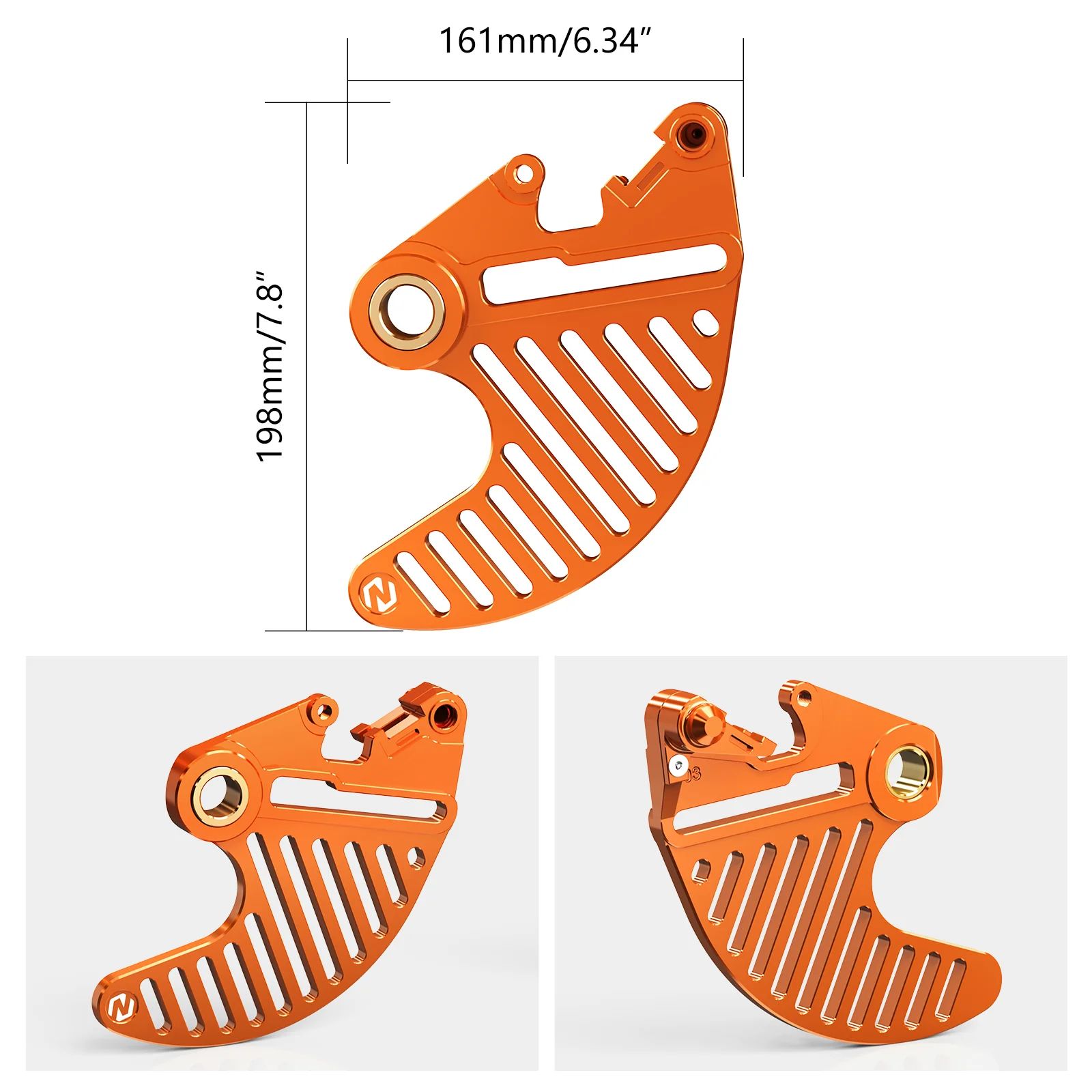 Front Rear Brake Disc Guard Kit For KTM 350 EXC-F 2016-2025 500 EXC-F 16-22, 24-25 - Image 10