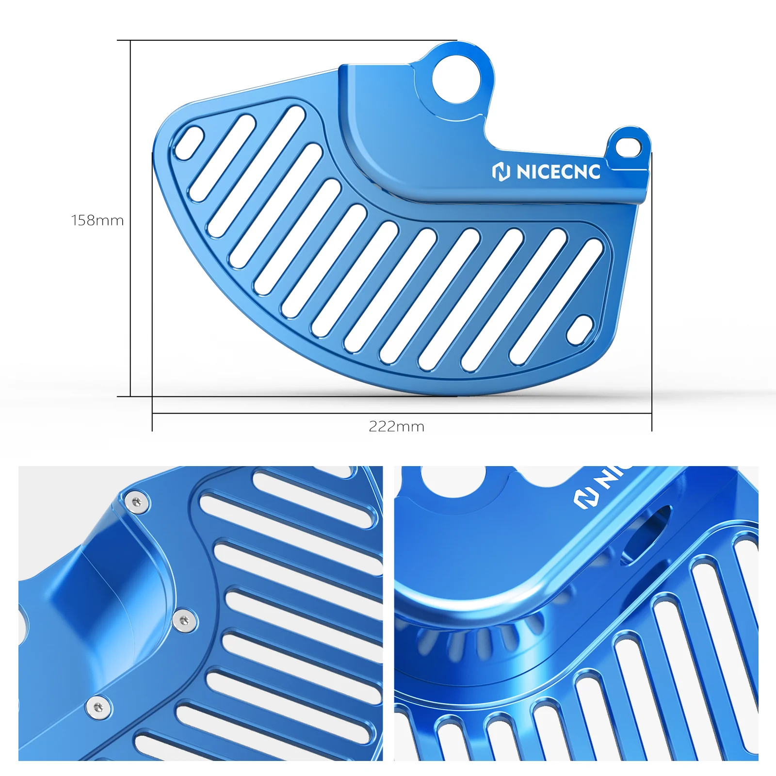 Front Rear Brake Disc Guard Kit For KTM 350 EXC-F 2016-2025 500 EXC-F 16-22, 24-25 - Image 17