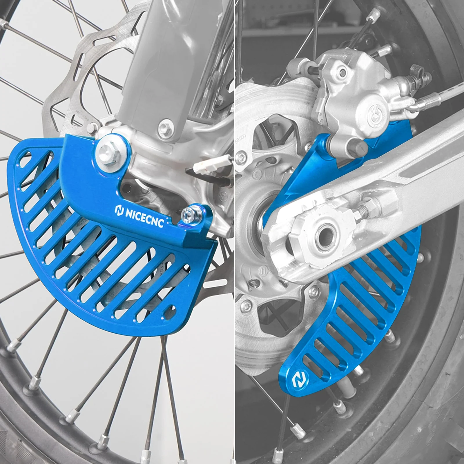 Front Rear Brake Disc Guard Kit For KTM 350 EXC-F 2016-2025 500 EXC-F 16-22, 24-25 - Image 3