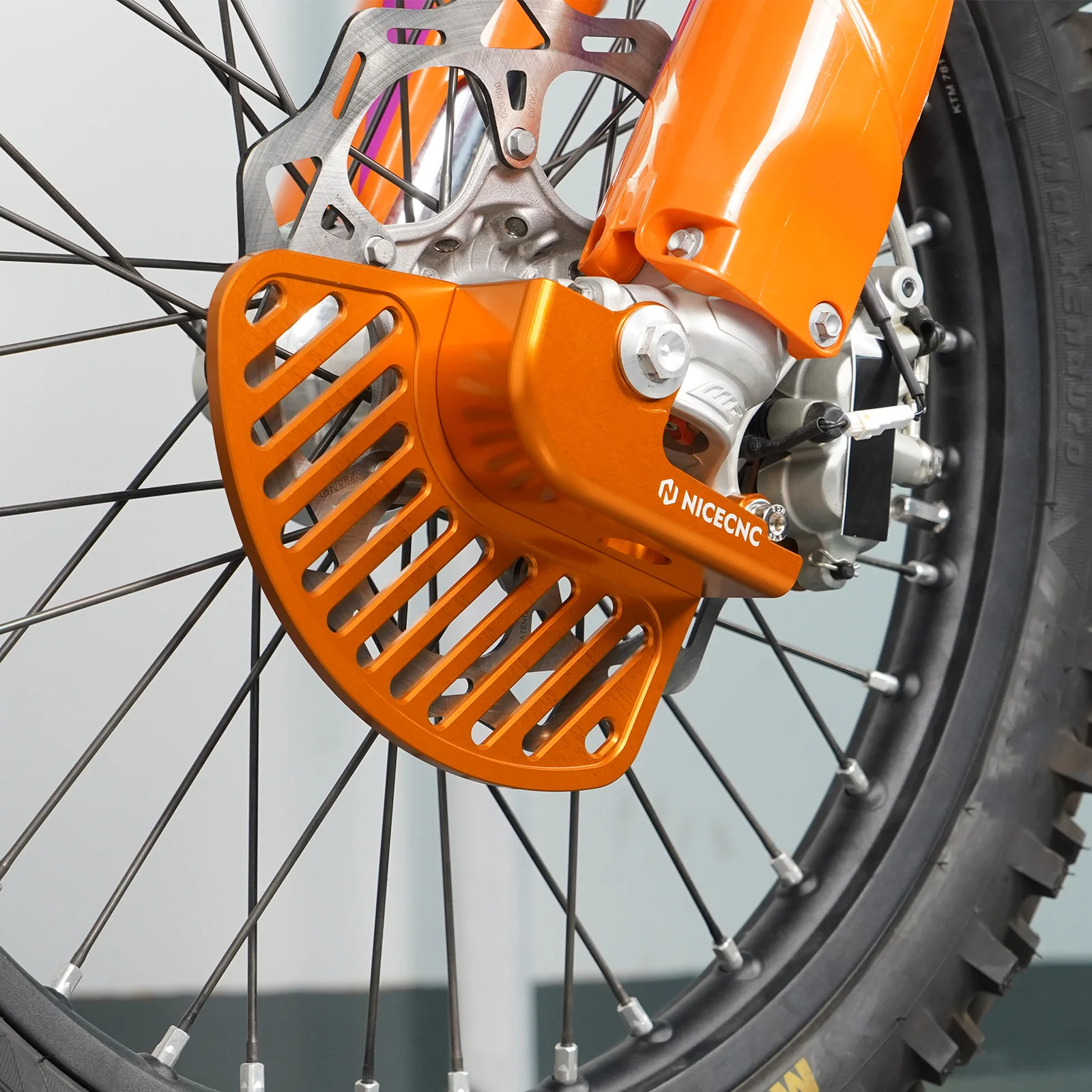 Front Rear Brake Disc Guard Kit For KTM 350 EXC-F 2016-2025 500 EXC-F 16-22, 24-25 - Image 8