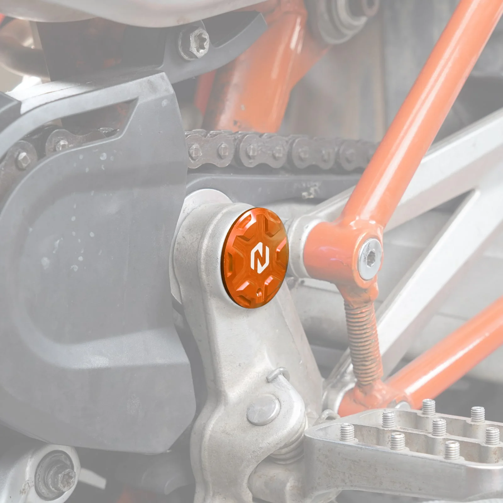 Swingarm Pivot Hole Plugs Covers For KTM 690 ENDURO SMC R 2008–2025 - Image 7