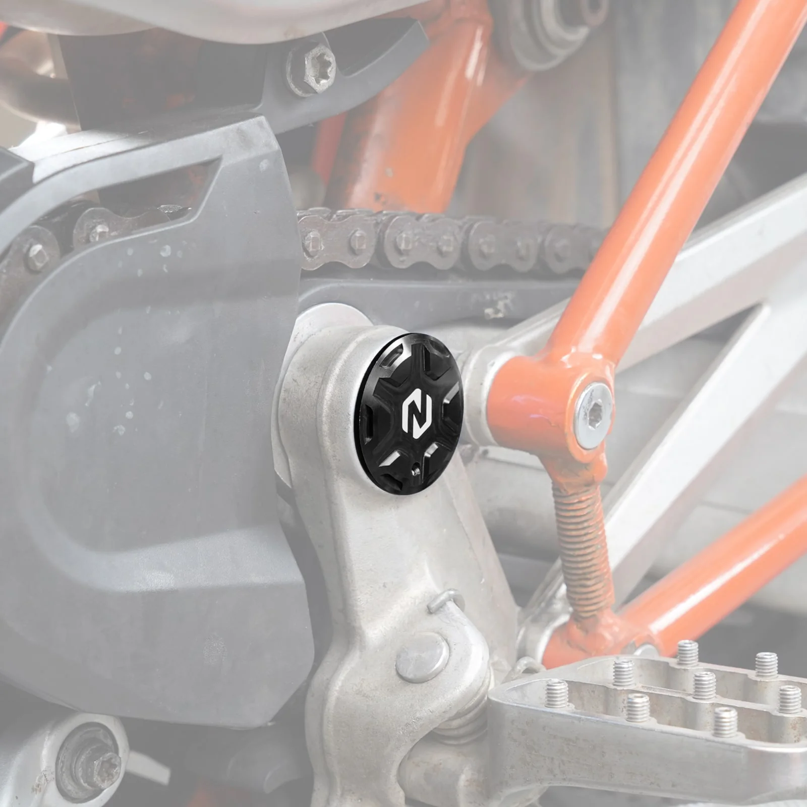 Swingarm Pivot Hole Plugs Covers For KTM 690 ENDURO SMC R 2008–2025 - Image 15