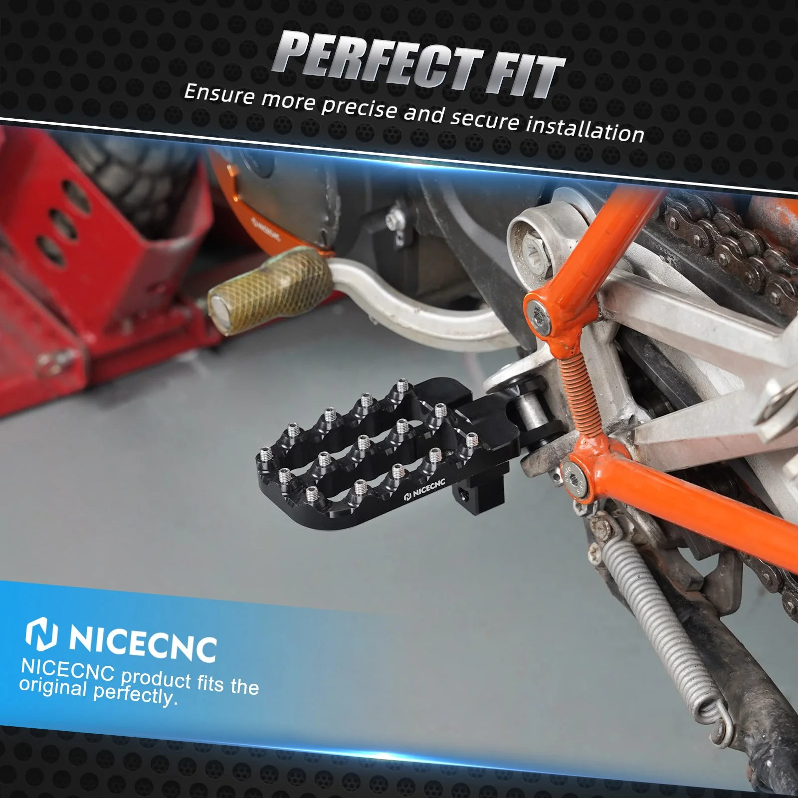 Adjustable 20mm Lower Larger Footpegs For KTM 690 Enduro SMC R 790 890 1290 ADV R - Image 3