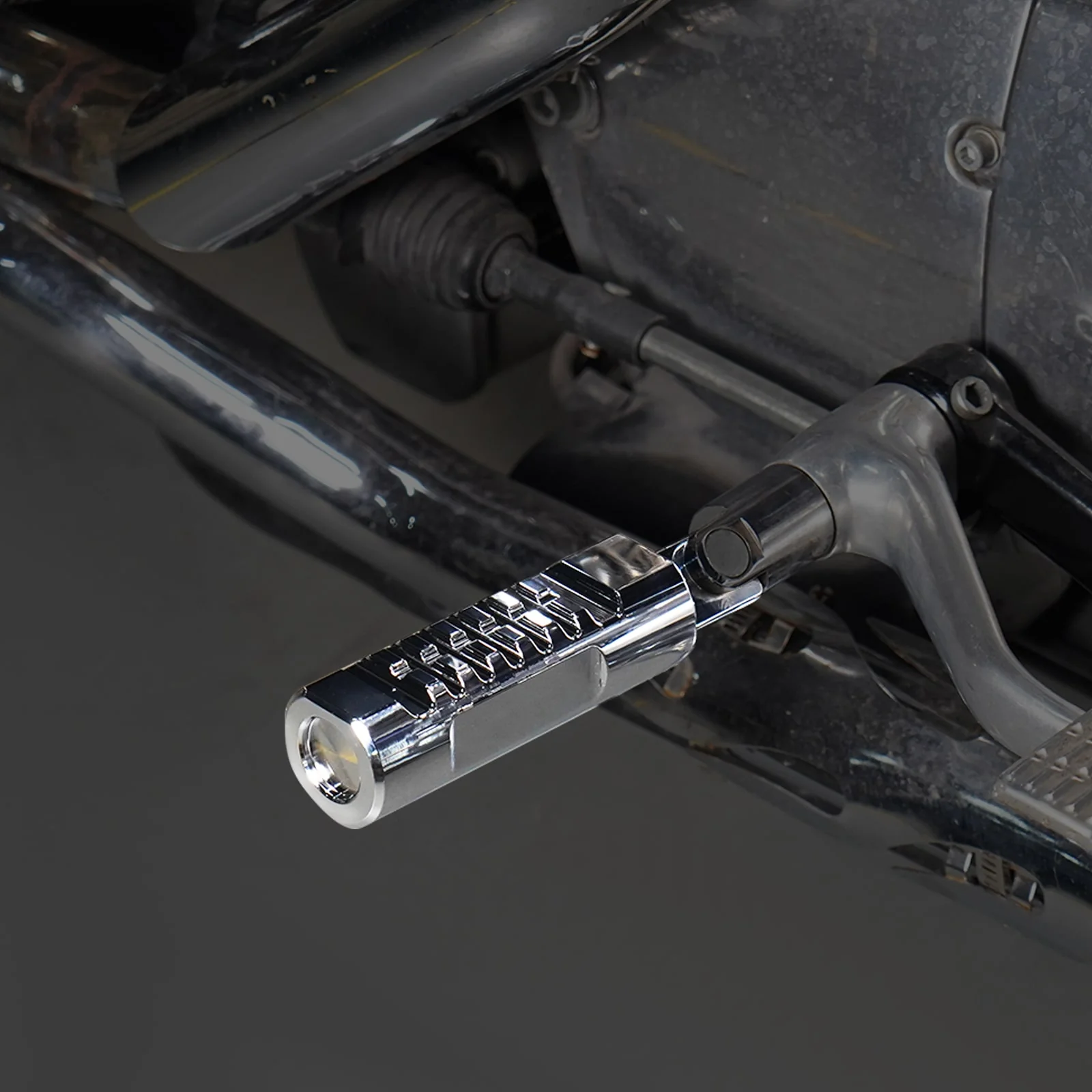 Chrome Front Rider Footpegs Footrest Kit For Harley Sportster 1200 883 XL Roadster - Image 2