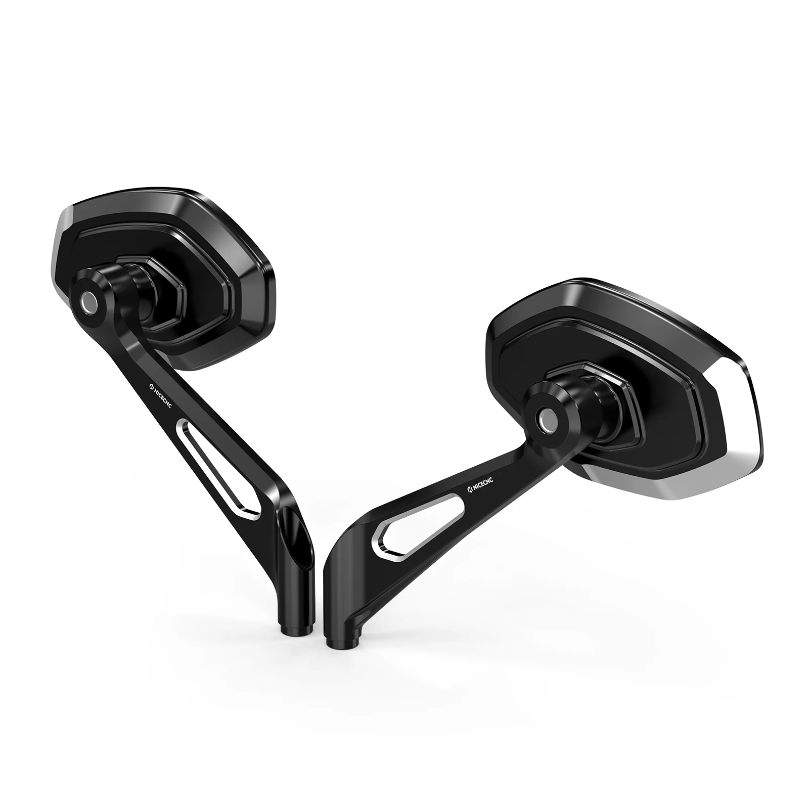 Convex Rear View Mirrors Kit For Harley Road King Tri Electra Street Glide Ultra Limited - Image 11