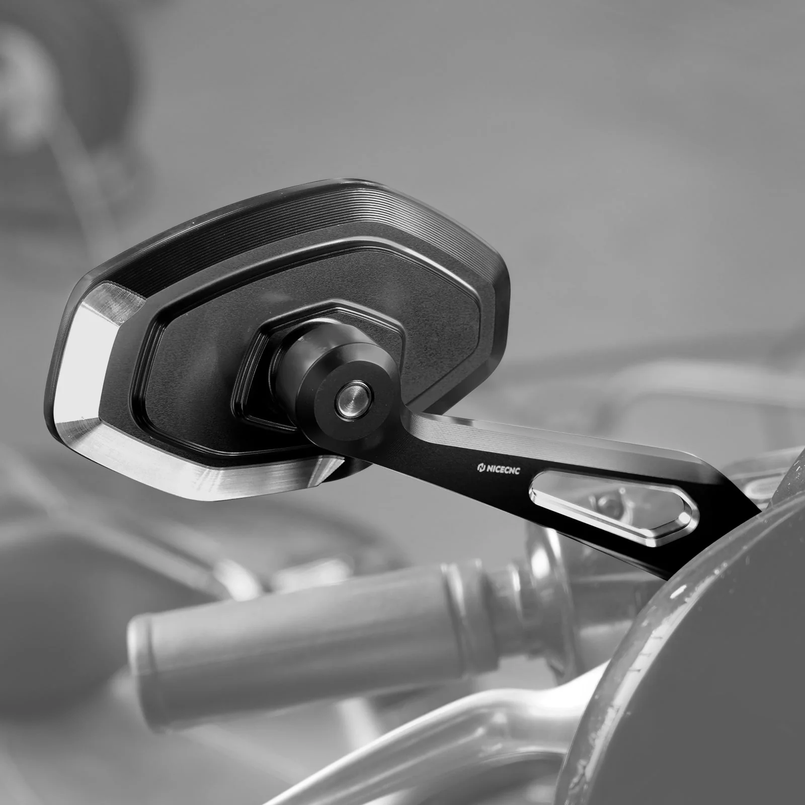 Convex Rear View Mirrors Kit For Harley Road King Tri Electra Street Glide Ultra Limited - Image 4