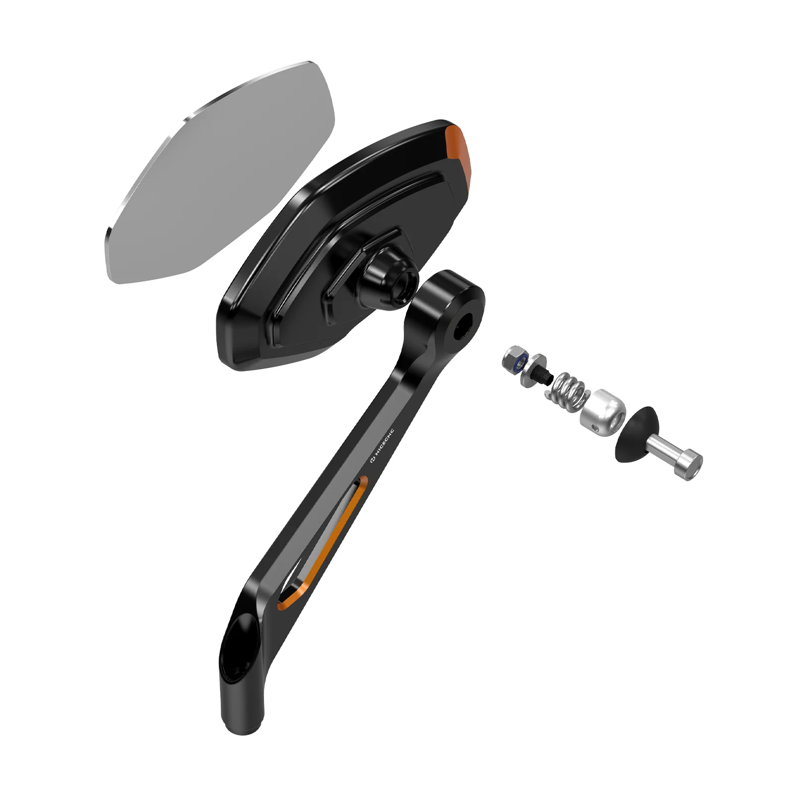 Convex Rear View Mirrors Kit For Harley Road King Tri Electra Street Glide Ultra Limited - Image 8