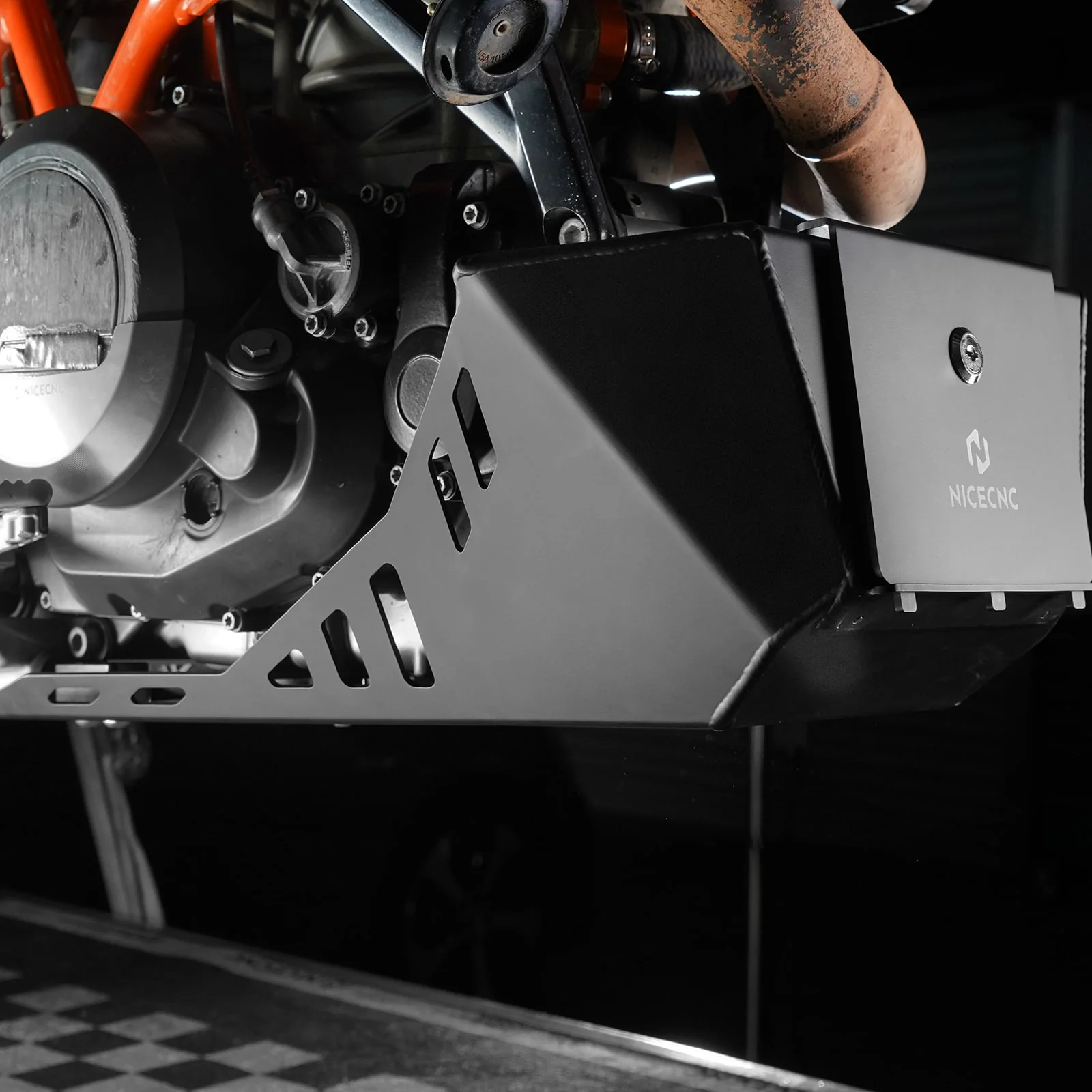 Skid Plate Engine Guard w/Built-in Toolbox For KTM 690 Enduro SMC R 2008-2025 - Image 10