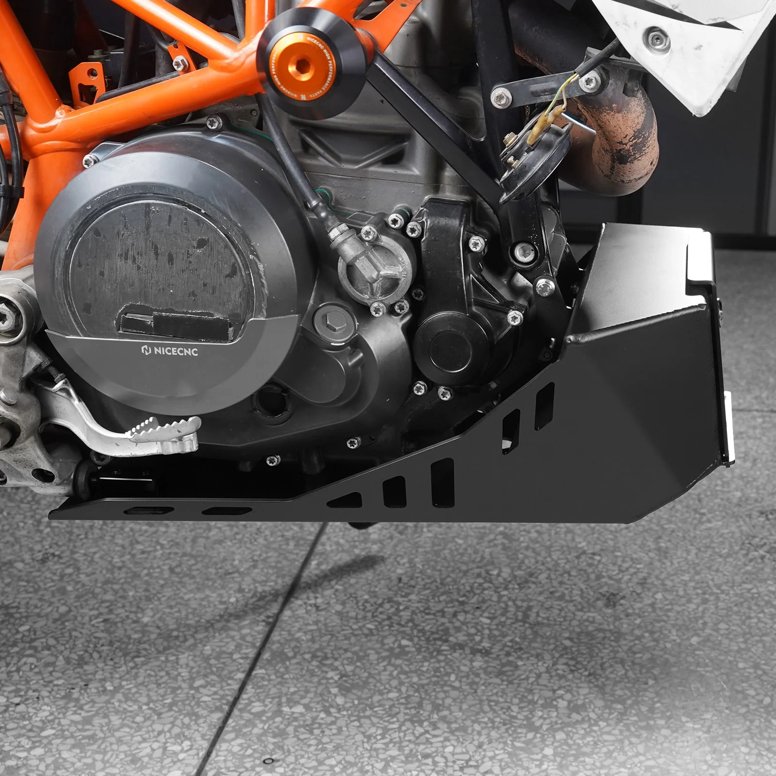 Skid Plate Engine Guard w/Built-in Toolbox For KTM 690 Enduro SMC R 2008-2025 - Image 3