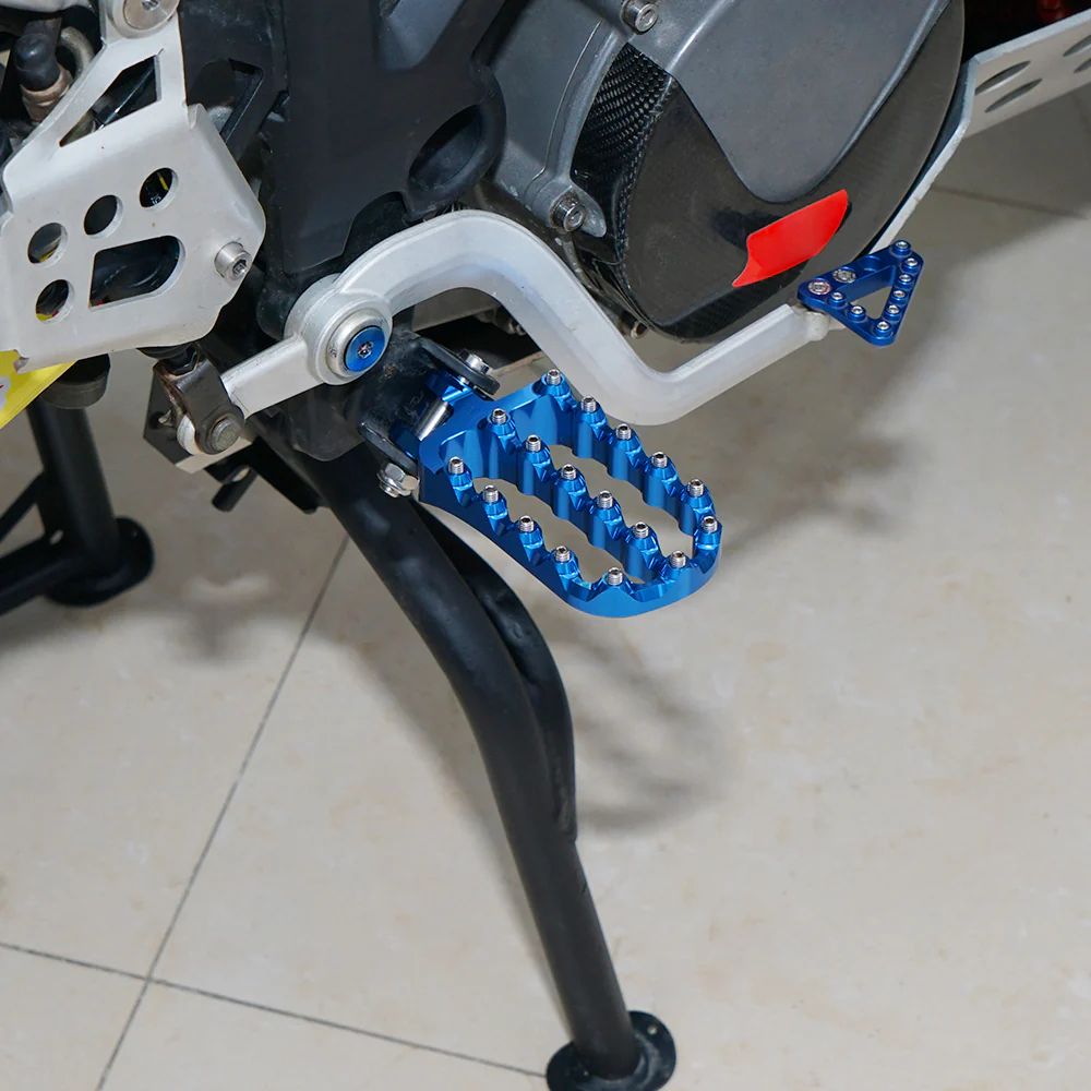 Rear Brake Pedal Lever + Enlarged Foot Pegs For KTM 690 Enduro SMC R 2011-2018 - Image 5
